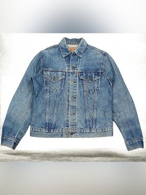Levi Strauss & Co Classic Original Jean Jacket Denim Med Wash Blue Trucker Sz Sm